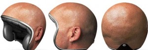 The bald head design