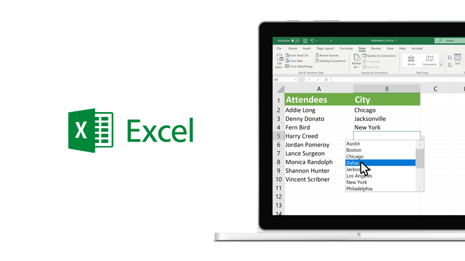 How to Add a Dropdown in Excel